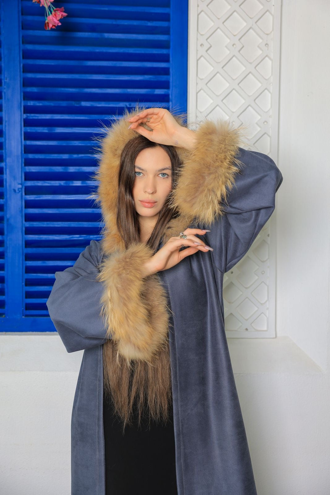 Icequeen Winter Abaya with Fur
