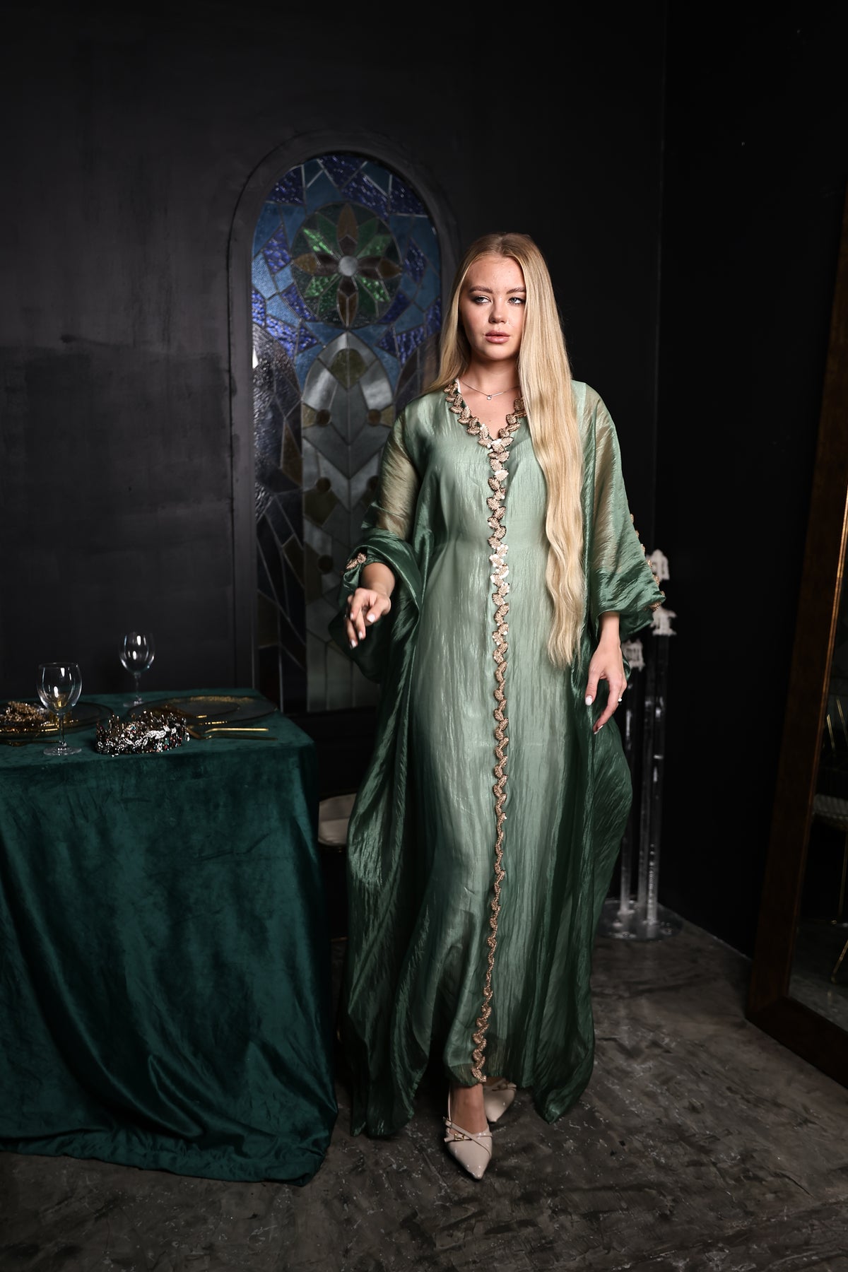 Rawdad Al Layl organza dress