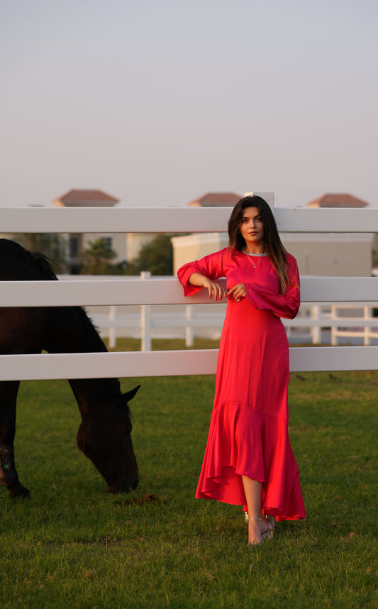 Raspberry Mermaid Dress