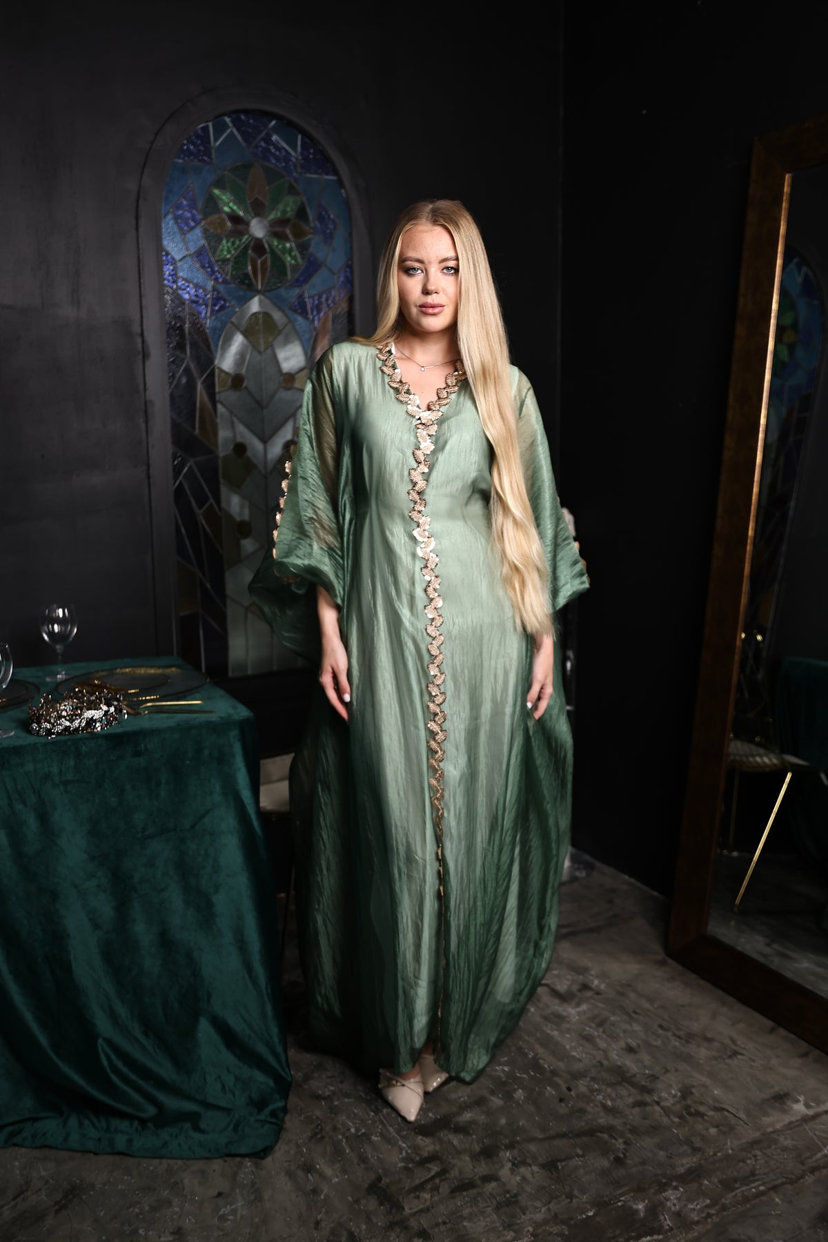 Rawdad Al Layl organza dress