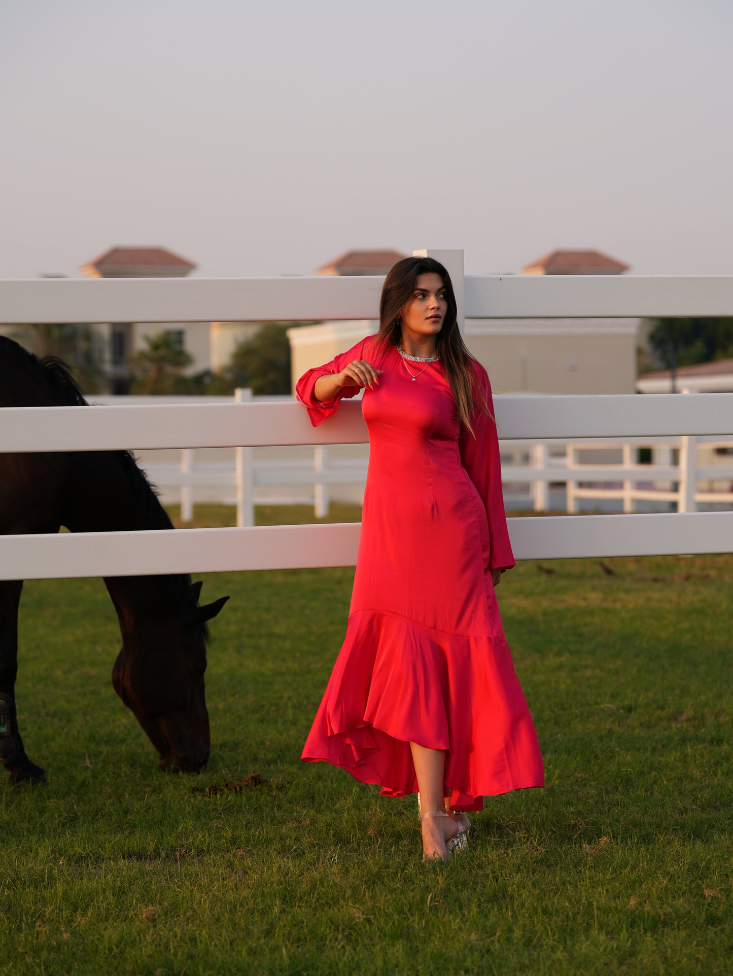 Raspberry Mermaid Dress