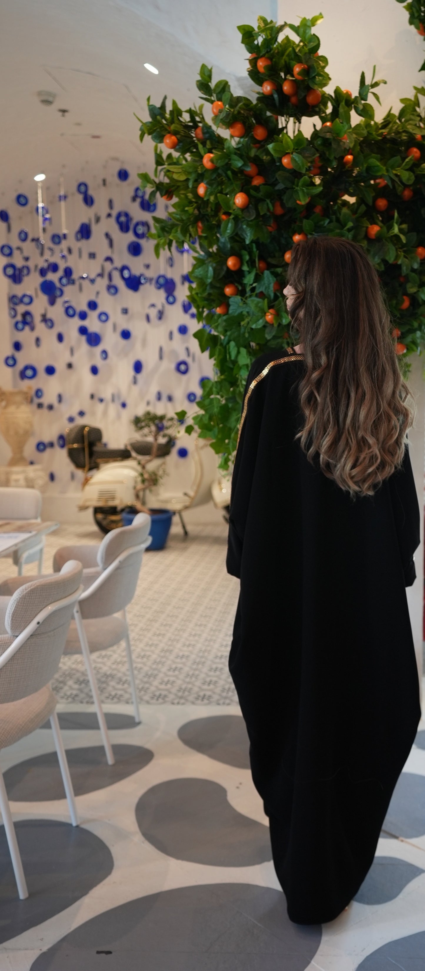 Aurora Black Dress Abaya