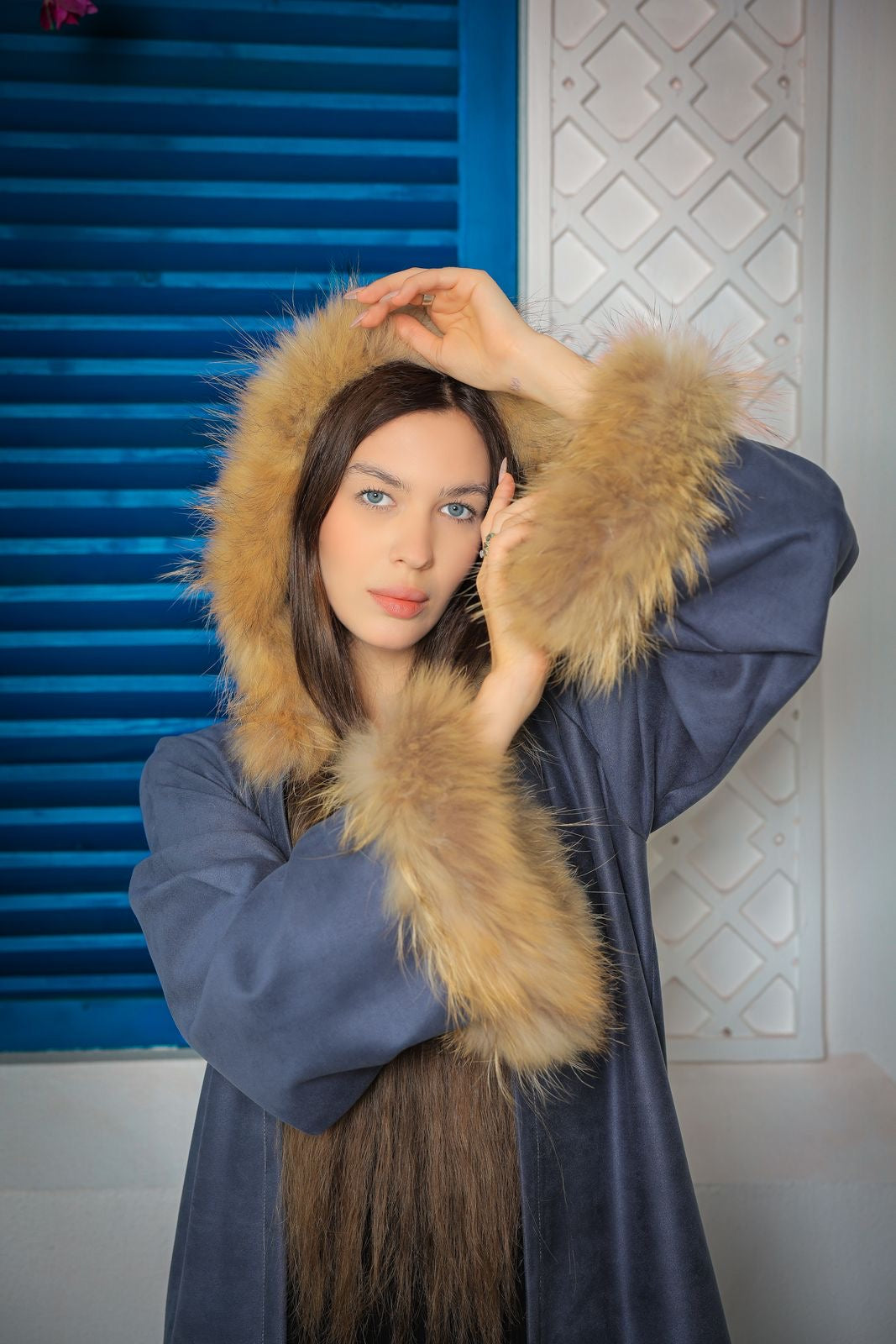 Icequeen Winter Abaya with Fur