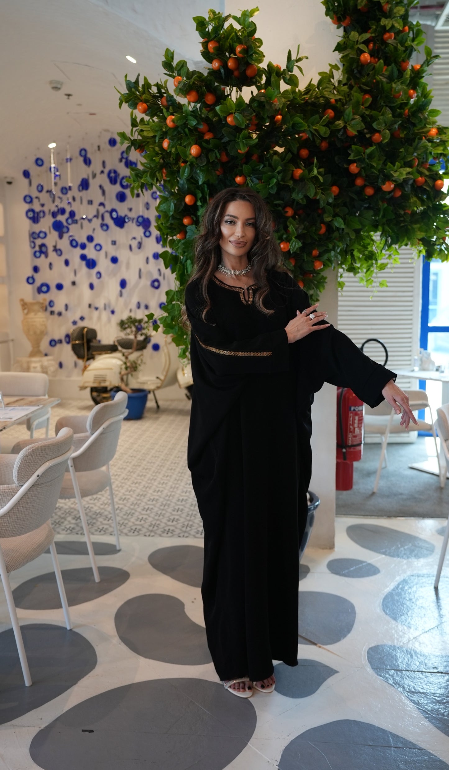 Aurora Black Dress Abaya