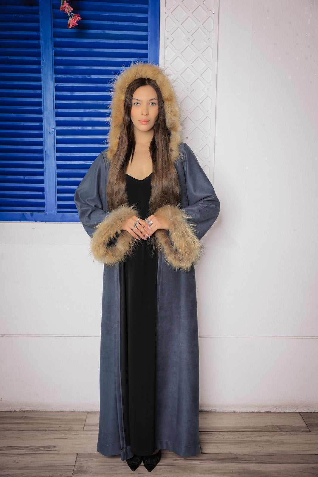 Icequeen Winter Abaya with Fur