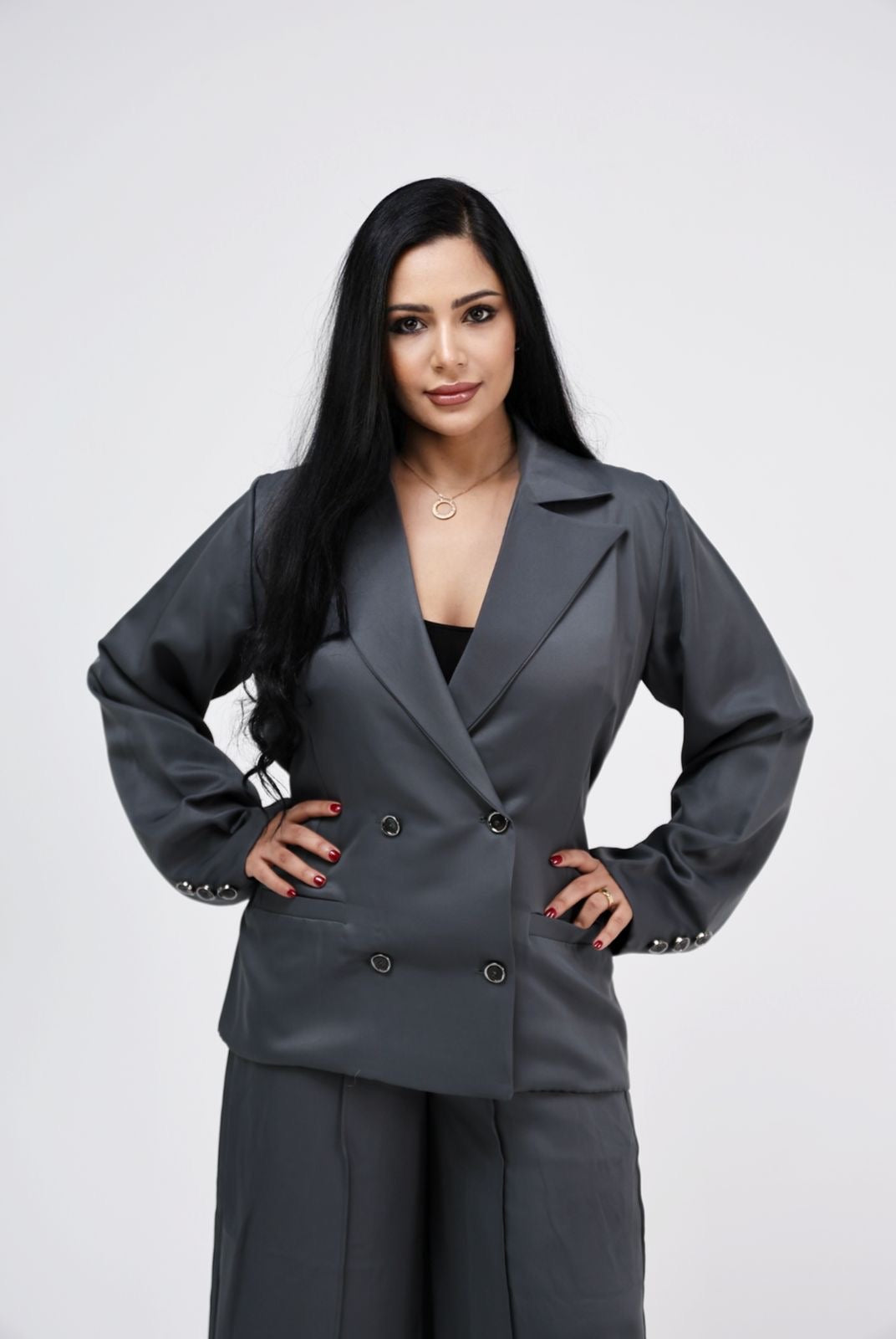 Misty Power Formal Oversize Set
