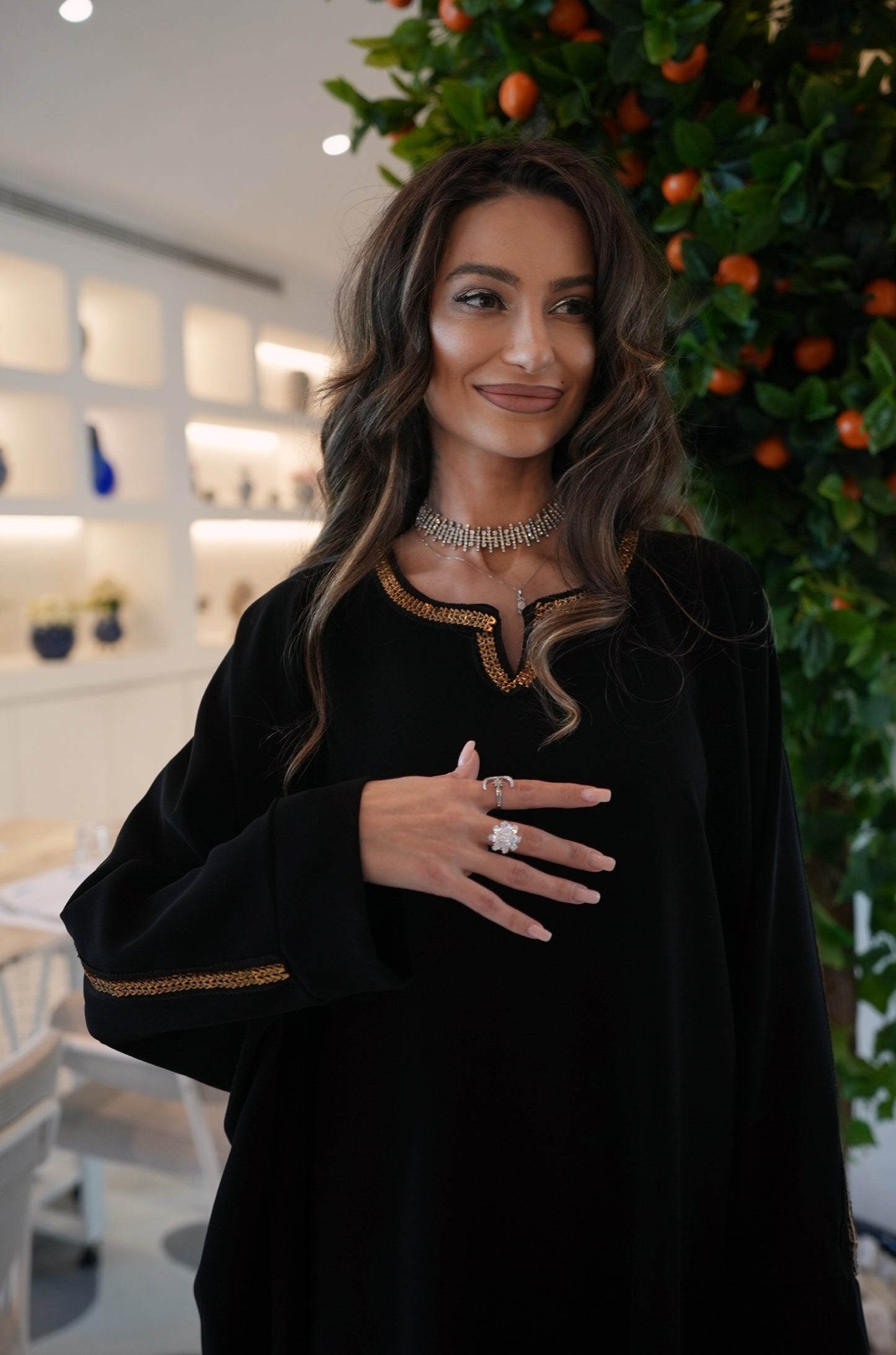 Aurora Black Dress Abaya