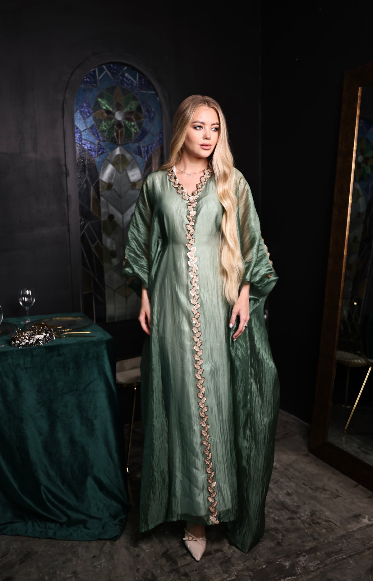 Rawdad Al Layl organza dress