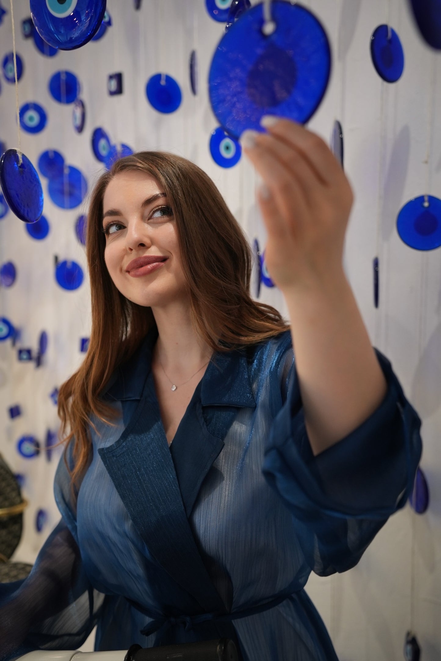 Sapphire Organza Abaya