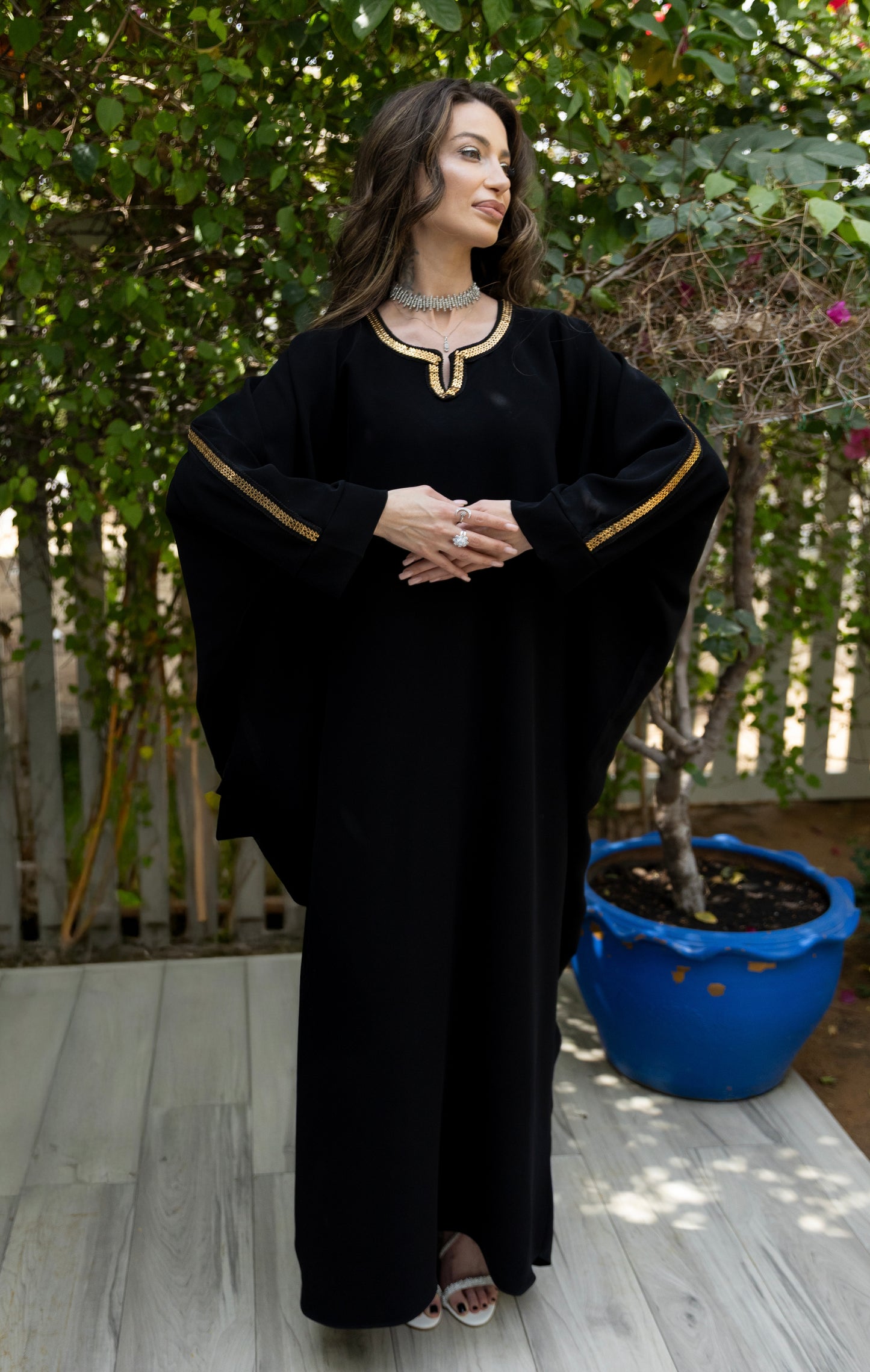 Aurora Black Dress Abaya