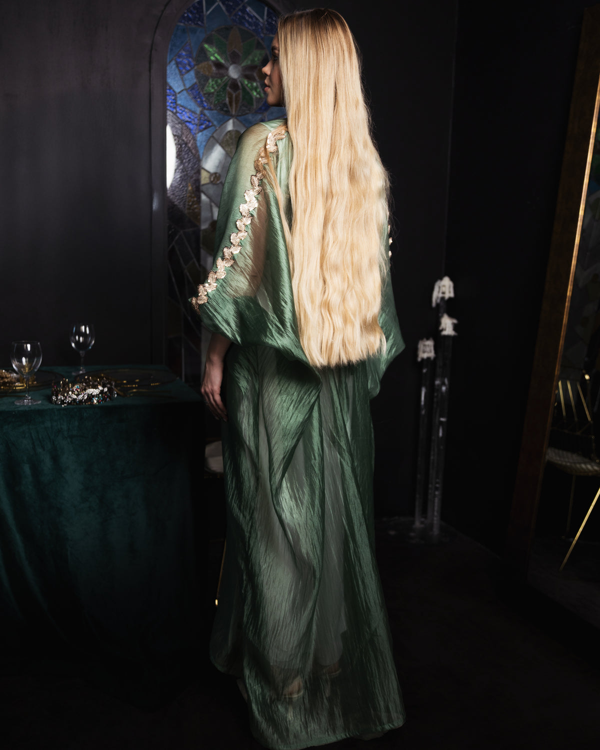 Rawdad Al Layl organza dress