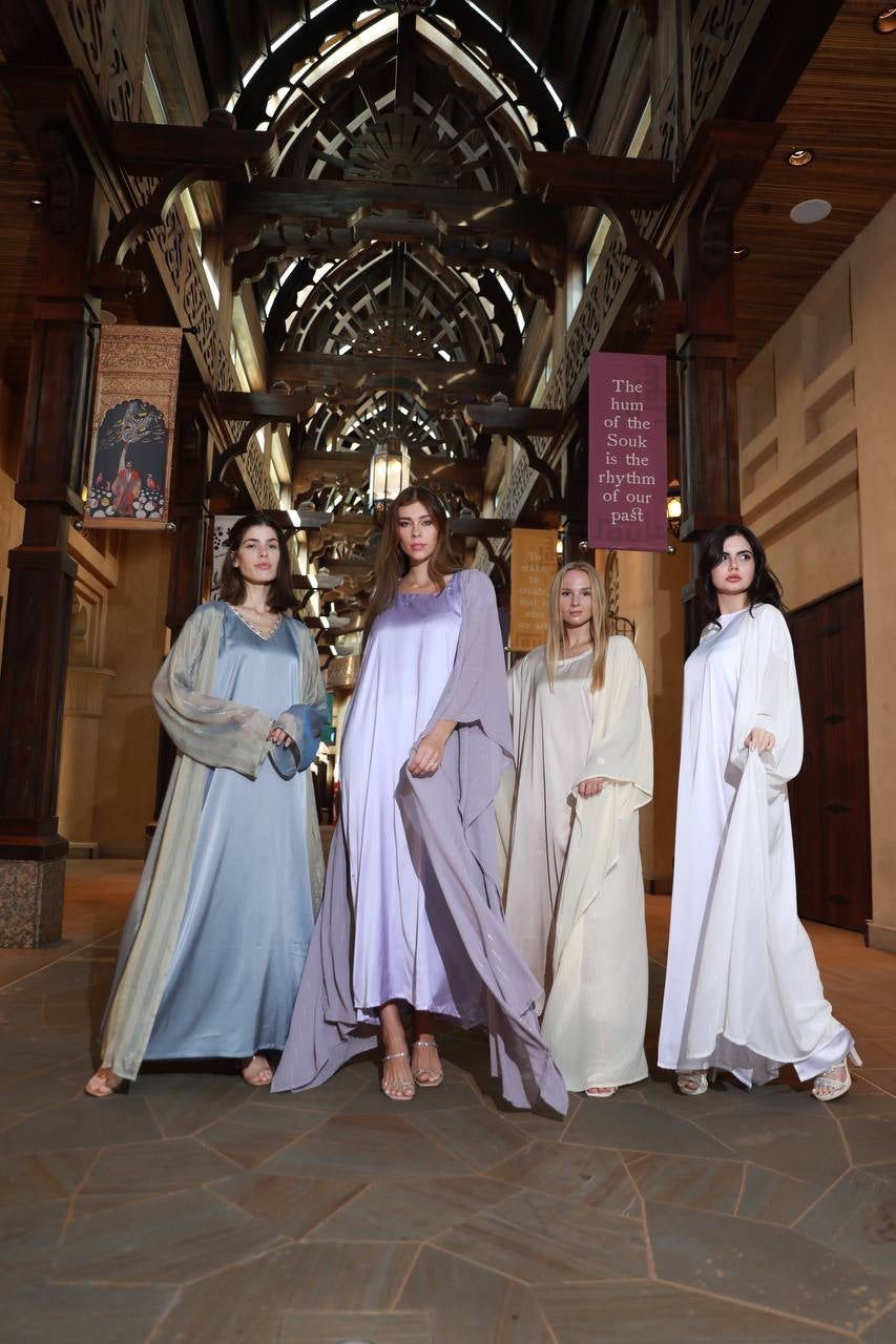 White Moonstone Abaya